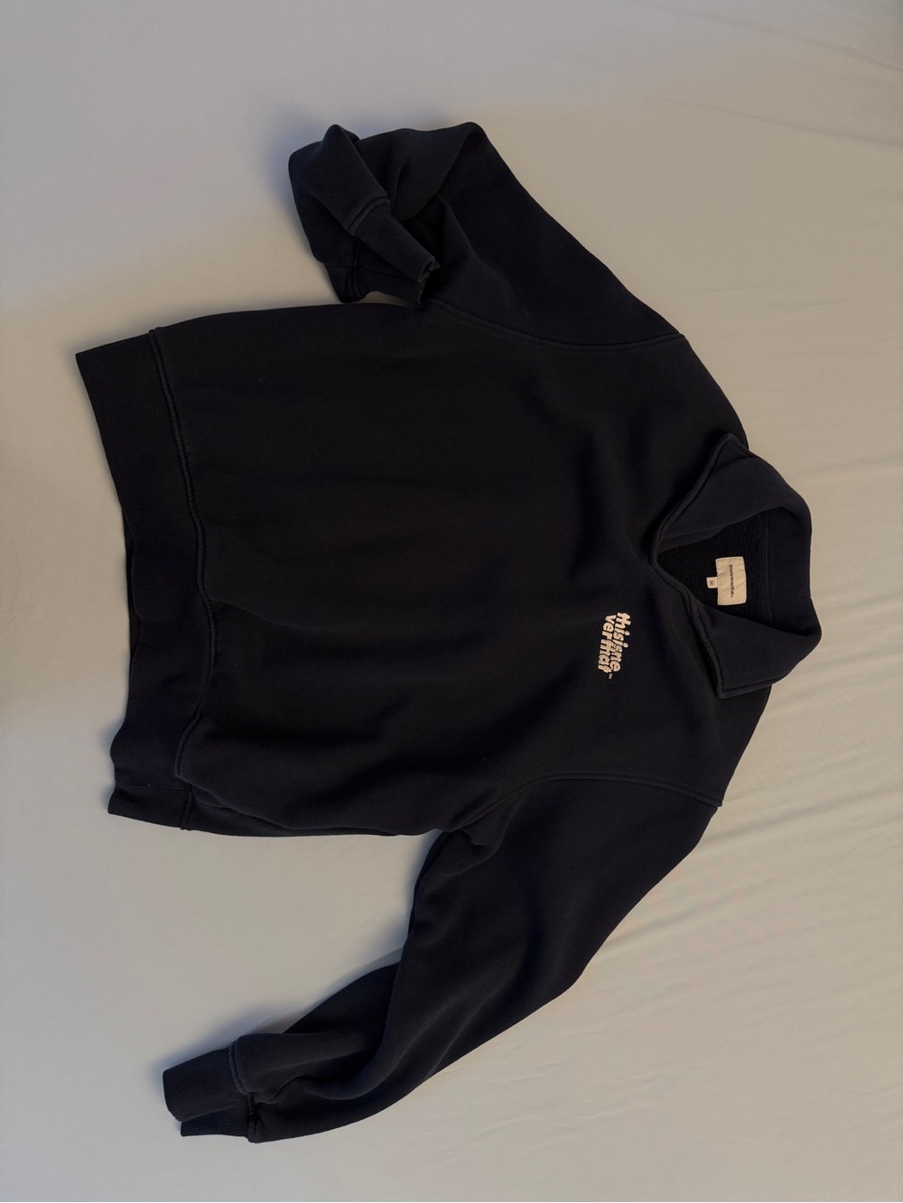 Classic Navy V-Neck Sweater - Soft Everyday Layer